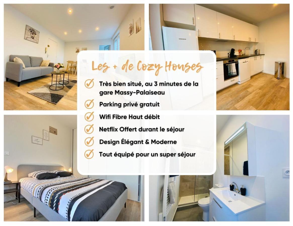 Cozy Appart' A Deux Pas De La Gare - Cozy Houses Palaiseau Exterior photo